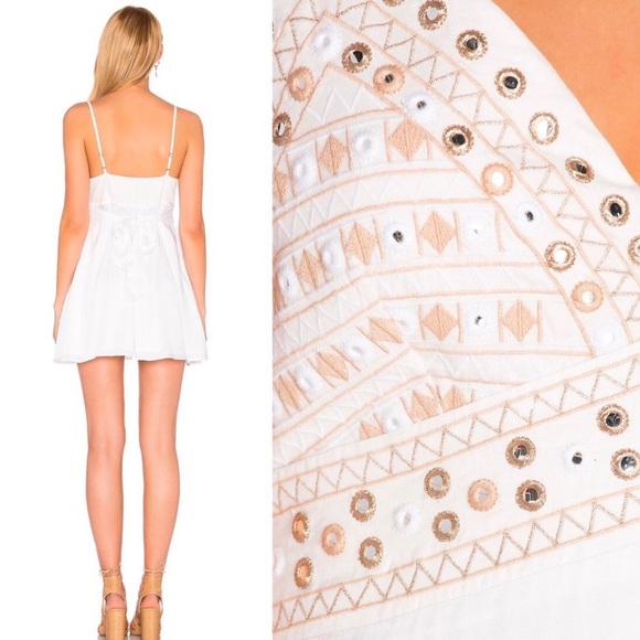 Majorelle White Embellished dress - Picture 2 of 5
